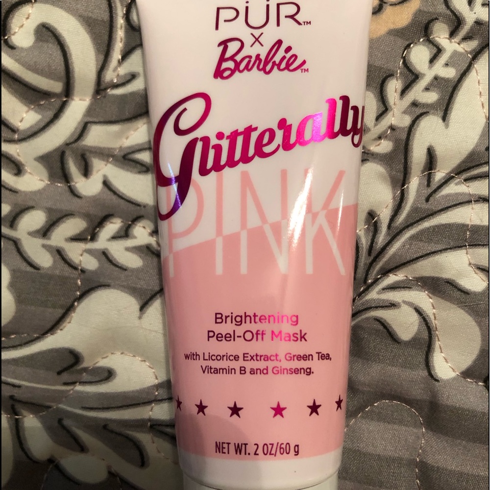 New/Sealed! PUR X Barbie Glitterally Pink Mask